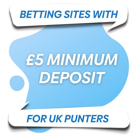 betting sites with 5 pound deposit
